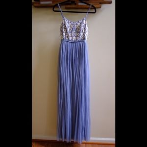 Needle & Thread Blue Maxi Dress Size US 0